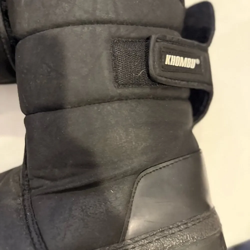 Khombu Black Winter & Rain Boots